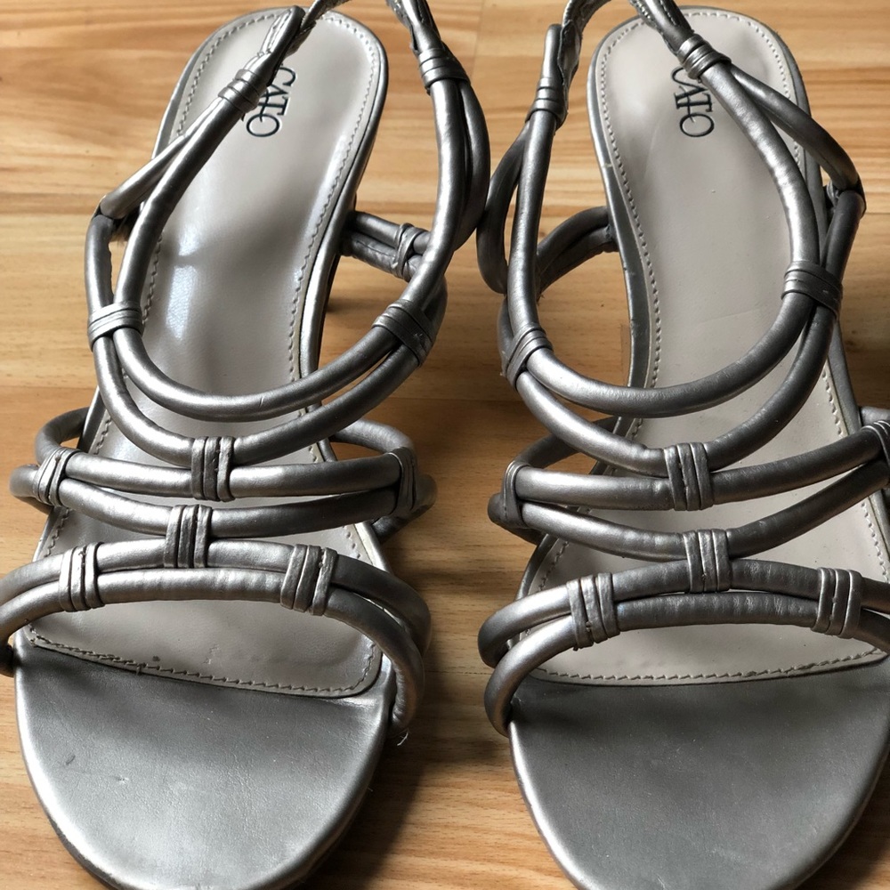 Heels by Cato W8 silver/bronze